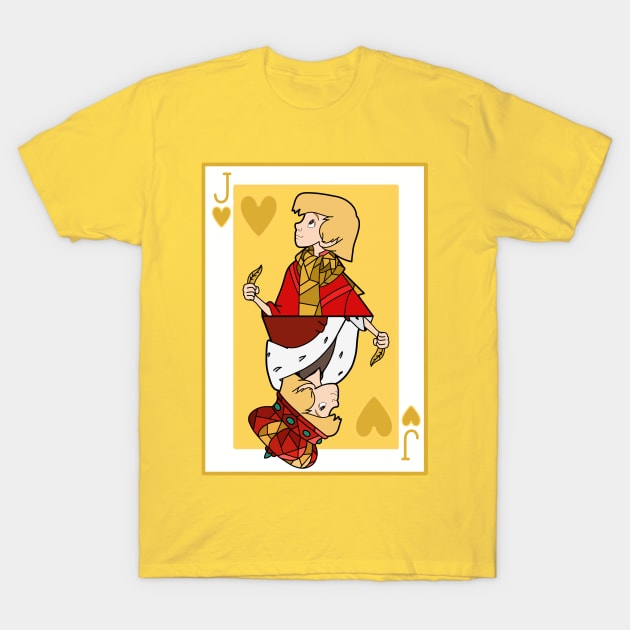 Jack of hearts T-Shirt by Ginny Heart Lab